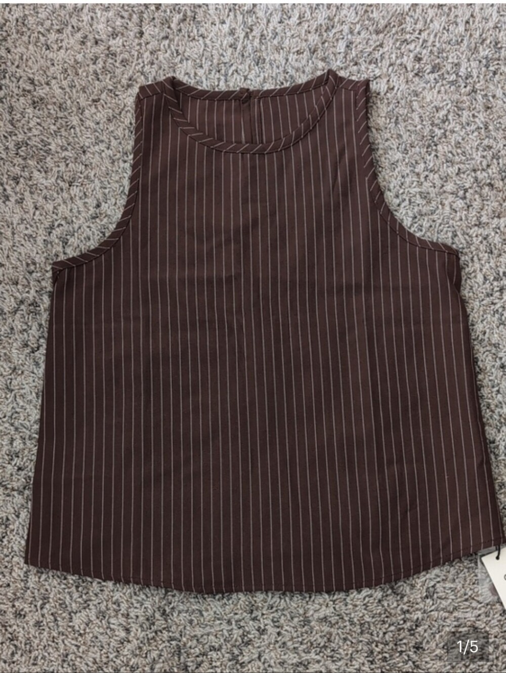 NWT Commense Striped Top - Picture 6 of 6